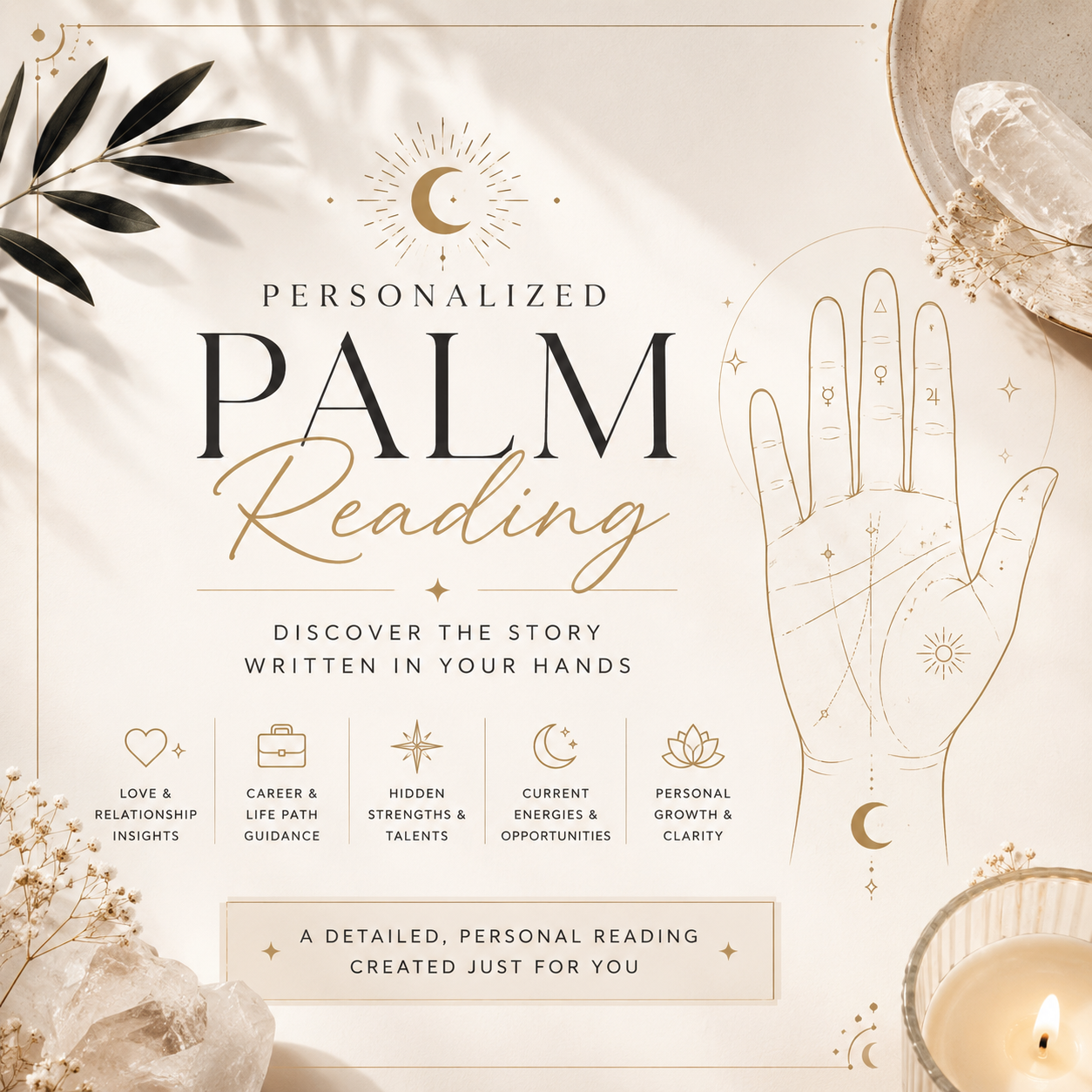 Personalized Palm Reading | Love, Career, Life Path & Hidden Strengths