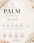 Premium Personalized Palm Reading | In-Depth Life Path, Love & Career Reading + 3 Personal Questions
