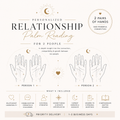 Personalized Relationship Palm Reading | Couples, Family & Friends | 2 Hand Comparison + 5 Questions