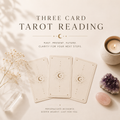 Three Card Tarot Reading | Personalized Past, Present & Future PDF Reading
